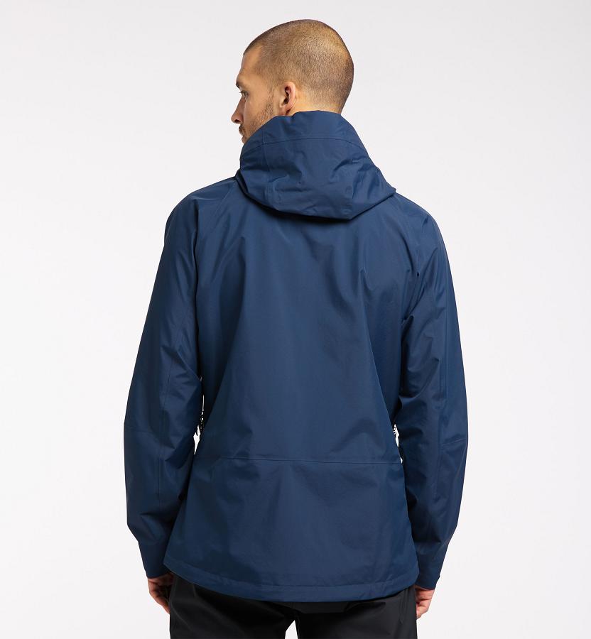 Haglöfs Mens Astral GTX Jacket Dark Blue New Zealand 64758TYGB
